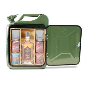 Minibar in petrol can design MF1 Divit bar shelf / storage