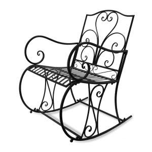 Rocking chair for the garden Divit BK2214 Iron retro rocking chair