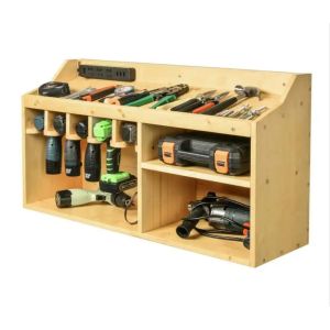 Werkzeugregal Divit WO6 Organizer Wandregal Bambus