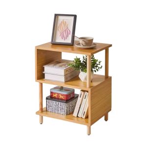 Nachttisch modern NT9 Beistelltisch Regal holz