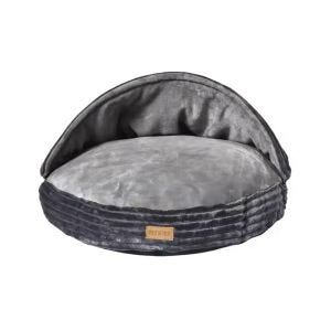 Hundebett Divit HB13 Hundehöhle Kuschelhöhle für Hunde 89cm x 89cm grau