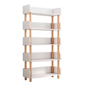 Bücherregal Divit BR6 offenes Bücherregal weiß 140cm