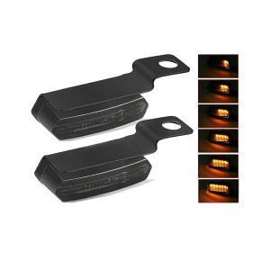 Lenkerblinker für Ducati Diavel / 1260 / S Lauflicht Blinker LED Lumitecs TS4 getönt_1