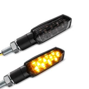 Indicators compatible with KTM 350 / 250 EXC-F LED Turn signals Lumitecs TX10 tinted black