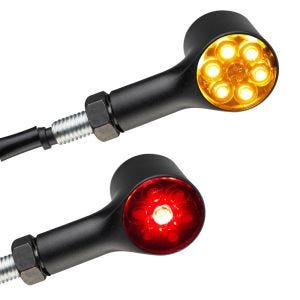 3 in 1 LED indicator motorcycle with tail light and brake light Lumitecs BP1 with E-mark