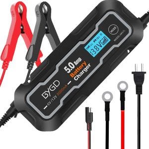 Batterie Ladegerät für Harley Softail Slim / Sport Glide Lithium / Blei 5A Lumitecs BX2_1