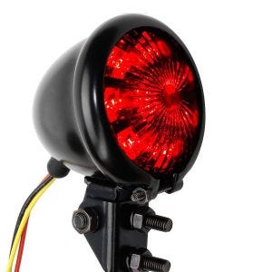 LED rear light compatible with Yamaha XVS 1100 / 650 A Drag Star Classic Mudguard Lumitecs TX42 red
