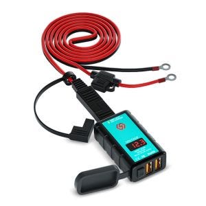12V USB socket compatible with Triumph Tiger 900 / Rally Lumitecs