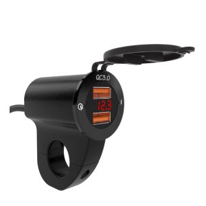 12V USB socket compatible with Royal Enfield Interceptor 650 Lumitecs US33