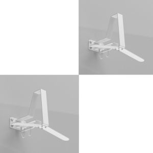 2x Motorcycle Wardrobe XGP WH2 Helmet wall mount white Discount Set