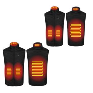 2x Heating vest / Heated motorcycle vest Size XL XGP HW1 USB Discount Set