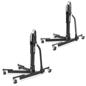 Set: Zentralständer ohne Adapterplatte schwarz heber Power-Evo + Zentralständer ohne Adapterplatte grau heber Power-Evo_1