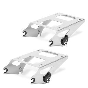 2x Topcase Träger Doppelsitzbank für Harley Davidson Touring 14-21 chrom Craftride Spar-Set_1