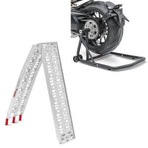 Set: Einarmständer Ducati Diavel / S 11-20 Montageständer Single-Classic + Auffahrrampe bis 340 kg Alu-I klappbar_1