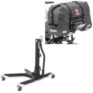 Set: Zentralständer Ducati Streetfighter V4 / S 20-21 Motorradheber ConStands Power-Classic + Hecktasche Drybag für Ducati Streetfighter V4 / S SX45_1