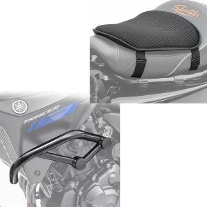 Set: Sturzbügel für Yamaha MT-07 Tracer 700 16-19 Motoguard Schutzbügel + Gel Sitzkissen Yamaha MT-09 / MT-07 / Tracer Komfortkissen M Tourtecs schwarz_1