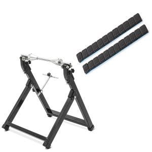 Set: Wheel balancer for motorcycle ConStands WU-2 Tire balancer black + Wheel balancing weights motorcycle ConStands tyres weights 2 pieces 12x5g black