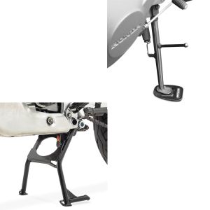 Set: Centre Stand compatible with Honda Africa Twin XRV 750 93-03 Center Stand ConStands in black + ConStands Side Kick Stand Extension Y