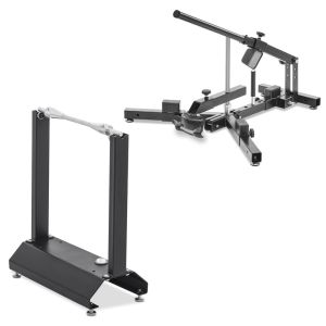 Set: Motorcycle Tyre changer for 12-21" tire bead braker ConStands MD4 + Wheel balancer for motorcycle ConStands WU-1 Tire balancer black