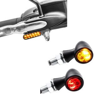 Set: LED Handlebar indicators + LED indicator TX1 with brake and taillight