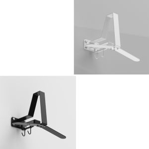 Motorcycle Wardrobe + Motorcycle Wardrobe WH2 wall bracket helmet holder white