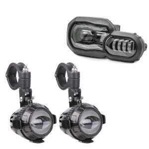 LED auxiliary headlights + LED headlights compatible with BMW F 800 GS / Adventure