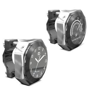 Handlebar clock analogue clock + handlebar thermometer compatible with Benelli Imperiale 400