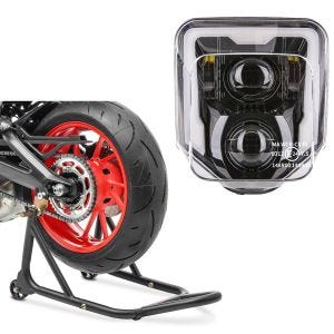 Rear Paddock Stand + LED headlight compatible with Husqvarna 701 Supermoto 15-24