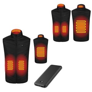 Set heated vest size S with power bank + heated vest size M