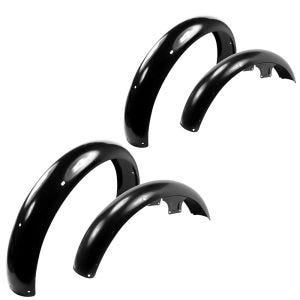 Set 2x Mudguard front + rear compatible with Simson S50 / S51 / S70 fenders + mud flaps Fender Craftride black