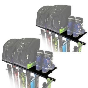 Set 2x Ski holder wall Divit ski holder device strip ME85 black