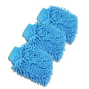 Set of 3 Wash glove motorcycle care set Cleaning Kit Tourtecs WH3