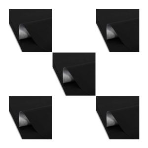 Set of 5 Tourtecs Motorcycle Seat Cover Universal Black