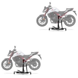 2x Central Stand compatible with Honda Hornet 750 23-24 black Paddock Stand ConStands Power-Evo