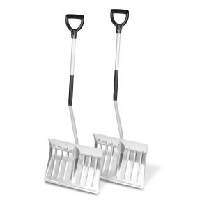 Set 2x Snow shovel SR2 Divit snow clearer snow shovel aluminum silver