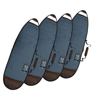 Set of 4 Surfboard bag travel bag SR1 Cranit surfboard bag for 8" boards blue