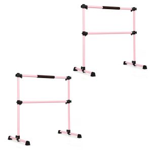 2x Ballet Barre Fitness Cranit BB1 Ballet Bar Freestanding