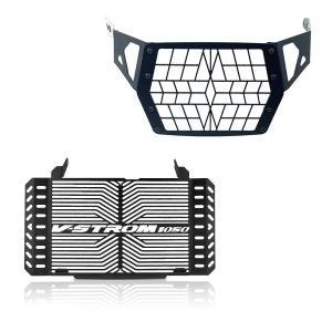Set Kühlerabdeckung und Scheinwerfergitter passend für Suzuki V-Strom 1050 / XT 20-24 Zaddox