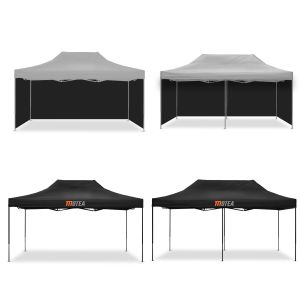 Rennzelt 3x6m faltbar Tourtecs Faltpavillon für die Rennstrecke + Rennzelt 3x4,5m MOTEA + 4x Pavillon passend für Rennzelt 3x6m + 4x Pavillon passend für Rennzelt 3x4,5m schwarz