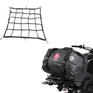 Set: tail bag TB40 Waterproof Rear Seat Dry Bag Volume 40L + luggage net universal 