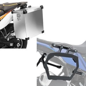Set: Kofferträger für Yamaha Tenere 700 19-21 SLP + Alu Seitenkoffer Namib 35Ltr Alukoffer_1