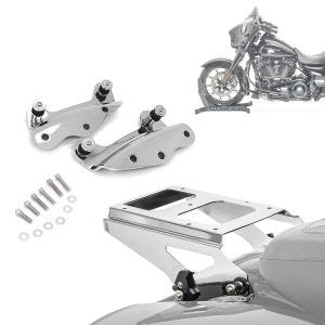 Set: Gepäckträger TP für Harley Touring Modelle 09-13 + 4-Punkt-Montagekit für Harley Touring 09-13 chrom_1