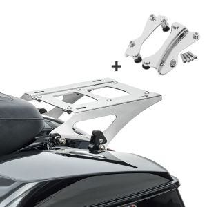 Set: Gepäckträger TP + 4-Punkt-Montagekit für Harley Electra Glide Ultra Limited 14-21_1