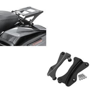 Set: Gepäckträger TP für Harley Touring 14-20 schwarz + 4-Punkt-Montagekit für Harley Touring 14-20 schwarz_1