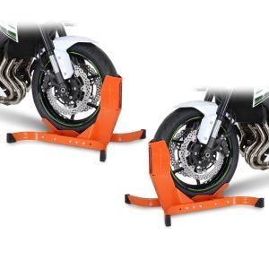 2x Motorradwippe für Harley Davidson Sportster 1200 Nightster ConStands Motorradständer bis 21 Zoll orange_1