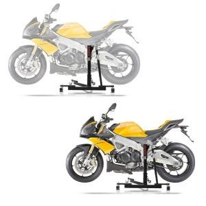 2x Zentralständer Aprilia Tuono V4 1100 Factory 15-21 Motorradheber ConStands Power-Evo Spar-Set_1