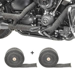 2x Hitzeschutzband 10m für Triumph Speed / Street Twin Craftride Auspuffband BK1_1
