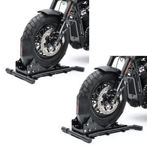2x Vorderradhalterung Constands Easy Vario Vorderradklemme einstellbar schwarz Spar-Set_1