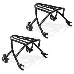 2x Gepäckträger Solo Rack Abnehmbar für Harley Davidson Sportster 04-20 schwarz Craftride Spar-Set_1