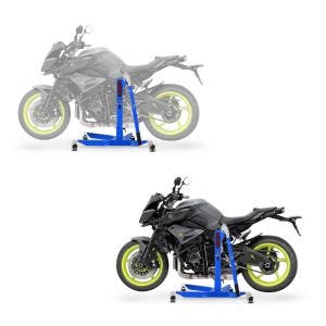 2x Zentralständer Yamaha MT-10 16-21 blau Motorradheber ConStands Power-Classic Spar-Set_1